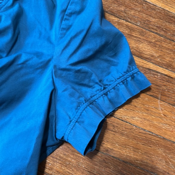 The Limited Women’s Ruffle Accent Blouse, Teal, Sz Lg - Picture 4 of 5